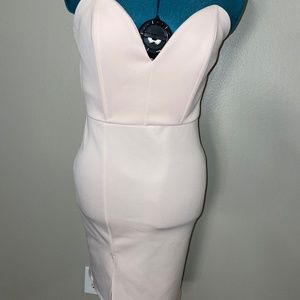 Light pink prom dress